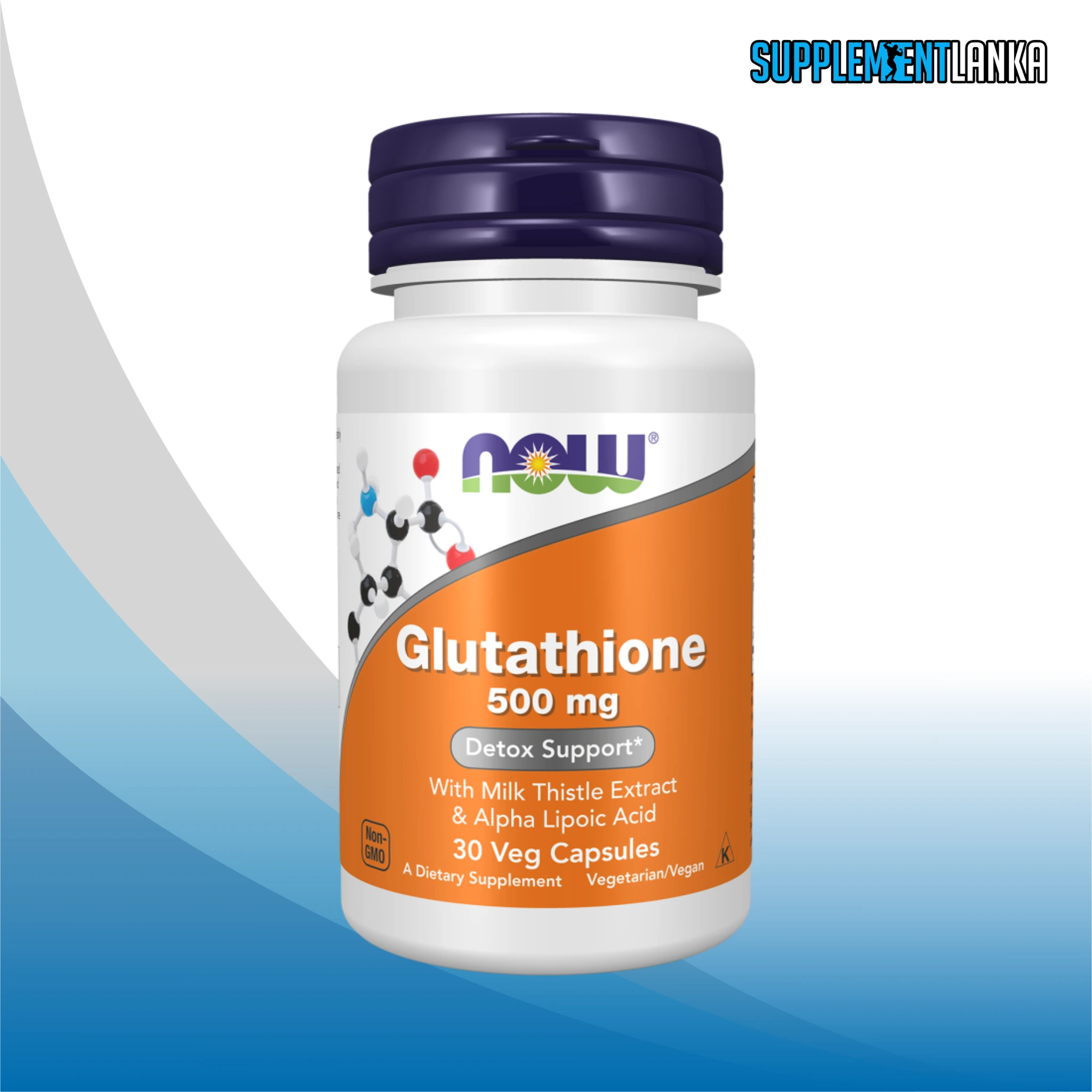 NOW Glutathione 500mg 30 Capsules